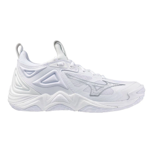 Women's Mizuno Wave Momentum 3 Volleyball Shoes sneakers-athletic-shoes M5/W6.5 Regular White-Silver