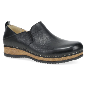 Women's Dansko Meara Shoes Regular 39 Black Waxy MLD