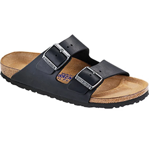 Men's BIRKENSTOCK Arizona Soft Footbed Sandals 41 Black