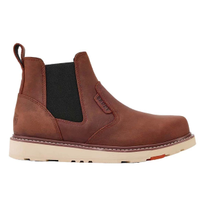 Men's BRUNT The Ohman Slip Resistant Soft Toe Work Boots Outdoor 12 Redwood