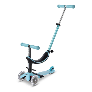 Youth Micro Kickboard Micro Mini2Grow LED Scooters Blue