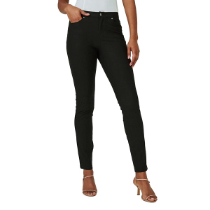 Women's 7 Diamonds Infinity Straight Dress Pants 28 Black Regular