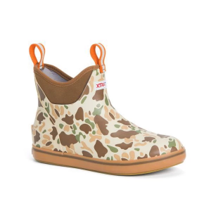 Men's Xtratuf 6" Ankle Deck Boots Outdoor 11 Basic Duck Camo/Indian Tan/Bison