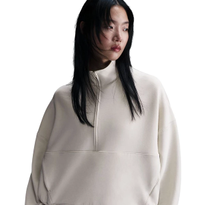 Women's Nike 24.7 ImpossiblySoft Long Sleeve 1/2 Zip XLarge Lt Orewood Brn/Lt Iron Ore