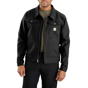 Men's Carhartt Rugged Flex Relaxed Fit Duck Softshell Jacket XLarge Tall Black