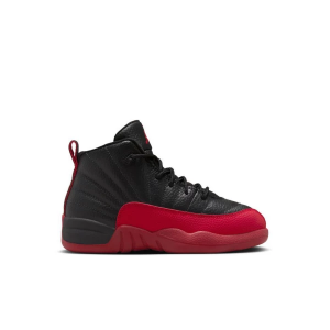 Kids' Air Jordan Jordan 12 Retro "Black and Varsity Red" Sneakers sneakers-athletic-shoes Little 1 Regular Black/Varsity Red