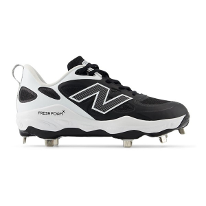Women's New Balance Fresh Foam X Velo v4 Metal Softball Cleats 12 Black/White