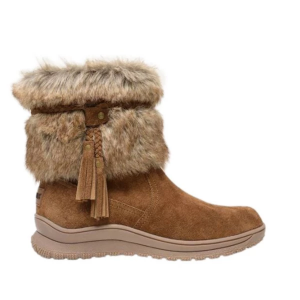 Women's Minnetonka Everett Boots 6 Dusty Brown