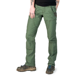Women's Dovetail Workwear Britt X Ultra Light Work Chino Pants 12 Lichen Green Ripstop