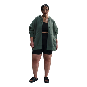 Women's Nike Sportswear Phoenix h Full Zip 2X Vintage Green/Bicoastal