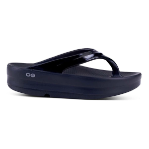 Women's OOFOS OOmega OOlala Recovery Sandals 8 Black