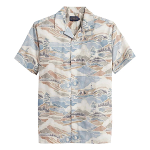 Men's Pendleton Aloha Cotton Camp Button Up Shirt 2XLarge Pacific