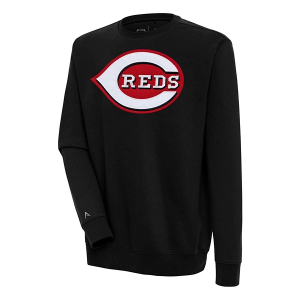 Cincinnati Reds Antigua Victory Crew 3XLarge Black