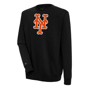 New York Mets Antigua Victory Crew 3XLarge Black