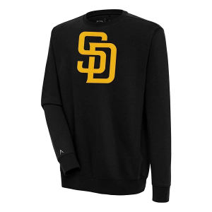 San Diego Padres Antigua Victory Crew 3XLarge Black