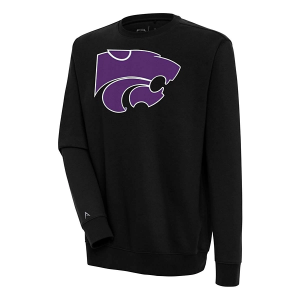 Kansas State Wildcats Antigua Crew 3XLarge Black