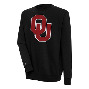 Oklahoma Sooners Antigua Crew 3XLarge Black