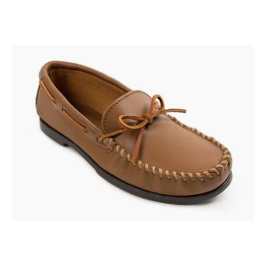 Men's Minnetonka Camp Casual Slippers Wide 9.5 Maple