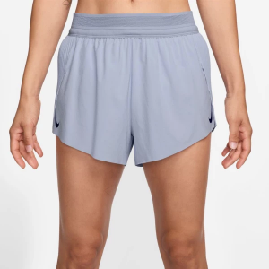 Women's Nike AeroSwift Shorts Large Ghost/Blue Void