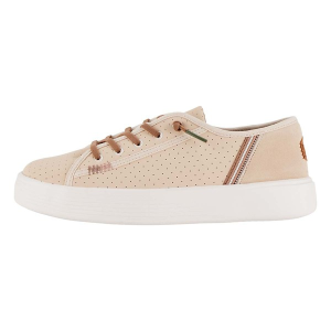 Women's HEYDUDE Cody Perf Leather Shoes Regular 8 Pink