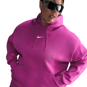 Women's Nike Sportswear Phoenix Fleece Hoodie 2X Hot Fuchsia/Sail