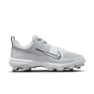 Men's Nike Force Trout 9 Pro MCS Molded Baseball Cleats 8 Wolf Grey/Metallic Silver/Pure Platinum