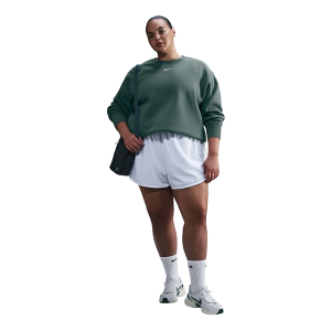 Women's Nike Sportswear Phoenix Fleece Crewneck Sweatshirt 1X Vintage Green/Sail