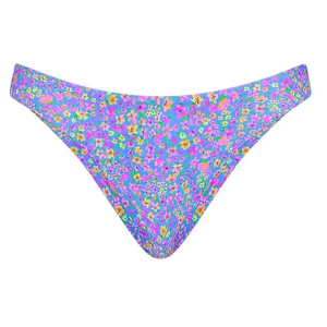 Women's Kulani Kinis Minimal Full Coverage Swim Bottoms Small Bubblegum Blossom