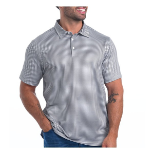 Men's Antigua Breeze Polo Medium White/Black