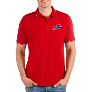 Buffalo Bills Antigua Affluent Polo Small Bright Red/White