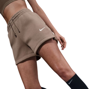 Women's Nike Sportswear Phoenix FleeceSportswear Phoenix Fleece Lounge Shorts Small Mink Brown/Sail