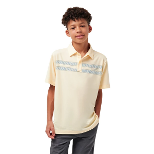 Boys' TravisMathew Jetty Jumper Polo Medium French Vanilla