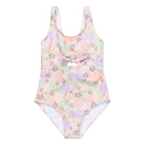Girls' Roxy All About Sol One Piece Swimsuit 10 White