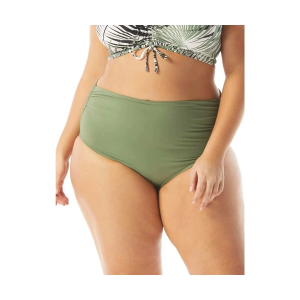 Women's Coco Reef Impulse Rollover Swim Bottoms Small Palm Green