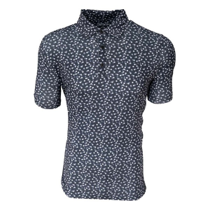 Men's Divot Dawgs Golf Barking Blur Polo Medium Black