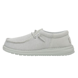 Boys' HEYDUDE Wally Funk Loafers Little Regular 13Y Light Grey