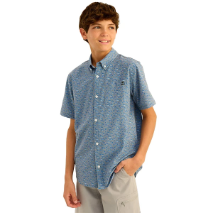 Boys' Huk Kona Button Up Shirt XLarge Night Owl