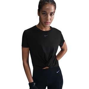 Women's Nike One Classic Twist T-Shirt Small Black