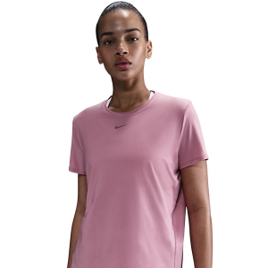Women's Nike Dri-FIT One Classic T-Shirt Medium Elemental Pink/Black
