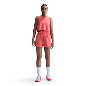 Women's Nike Dri-FIT One Ultra High-Waisted Shorts 2XLarge Magic Ember/Reflective Silv