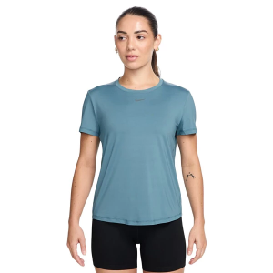 Women's Nike Dri-FIT One Classic T-Shirt Small Smokey Blue/Black