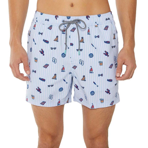 Men's Party Pants Proper Swim Trunks Medium Light Blue