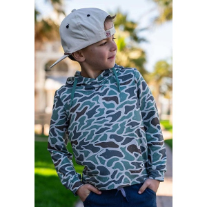 Boys' Burlebo Performance Hoodie Hoodie Toddler 2T Retro Duck Camo