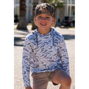 Boys' Burlebo Performance Hoodie Hoodie Toddler 2T White Camo