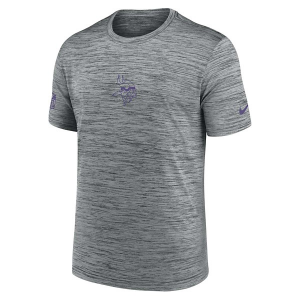 Minnesota Vikings Nike 2025 Sideline Velocity Team Issued T-Shirt Small Dark Grey Heather