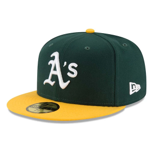 Oakland Athletics New Era Dual Color On Field 59Fifty Fitted Hat 7 Green