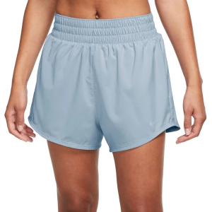 Women's Nike Dri-FIT One Brief-Lined Shorts XSmall Lt Armory Blue/Reflective Silv