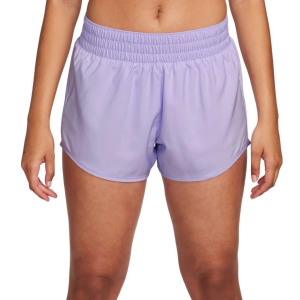 Women's Nike Dri-FIT One Brief-Lined Shorts XSmall Lilac Bloom/Reflective Silv