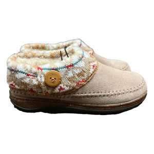 Women's Crosswinds Fairisle Knit Mock Toe Casual Slippers Regular 9 Taupe