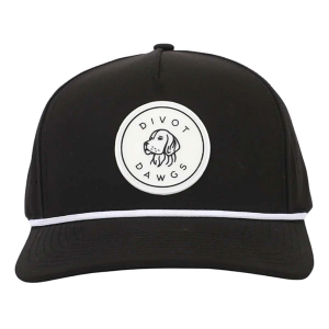 Men's Divot Dawgs Golf Sunday Magic Golf Snapback Hat One Size Black